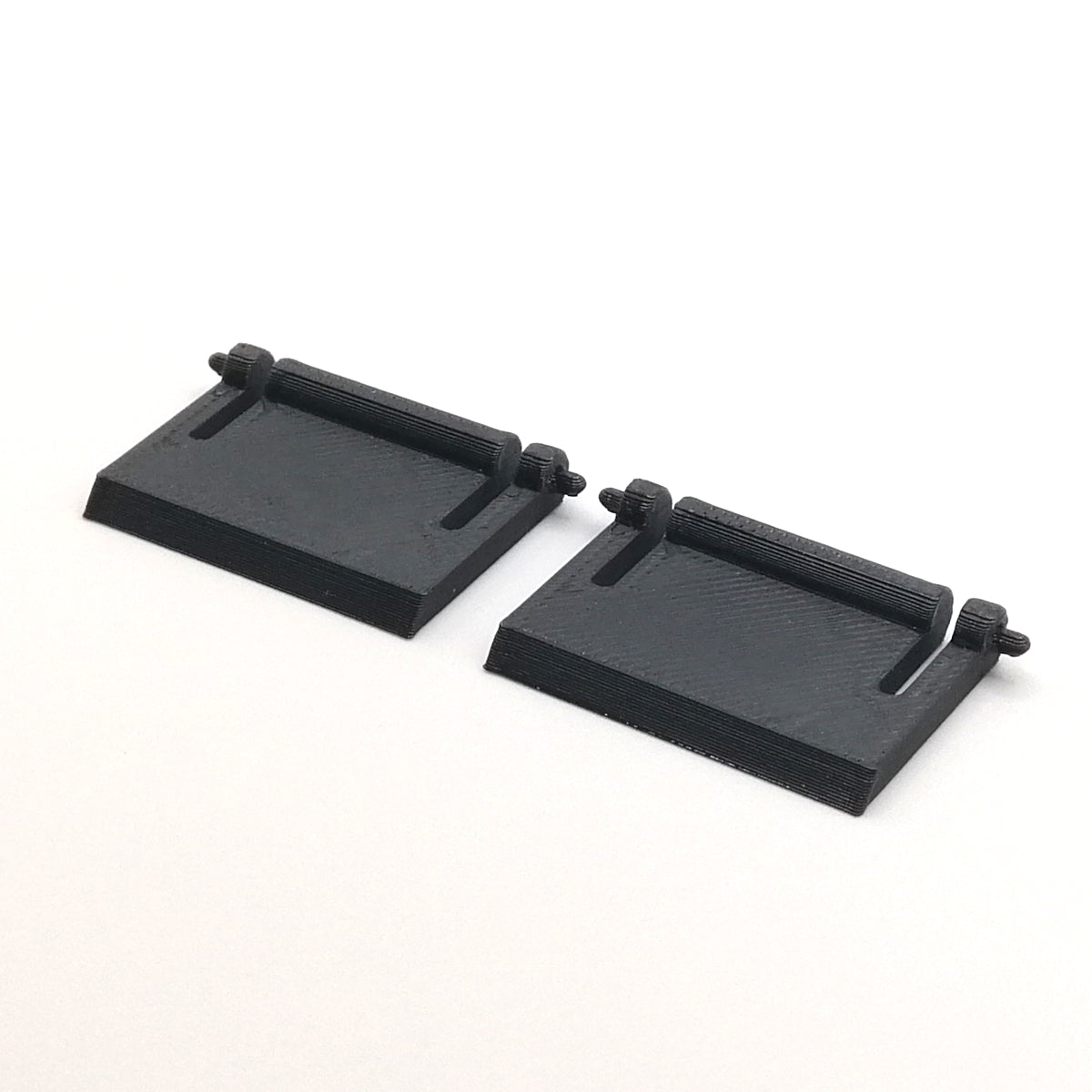 1 Paar Ersatz Tastaturfüße passend für Sharkoon Skiller SGK5 in schwarz Tastatur