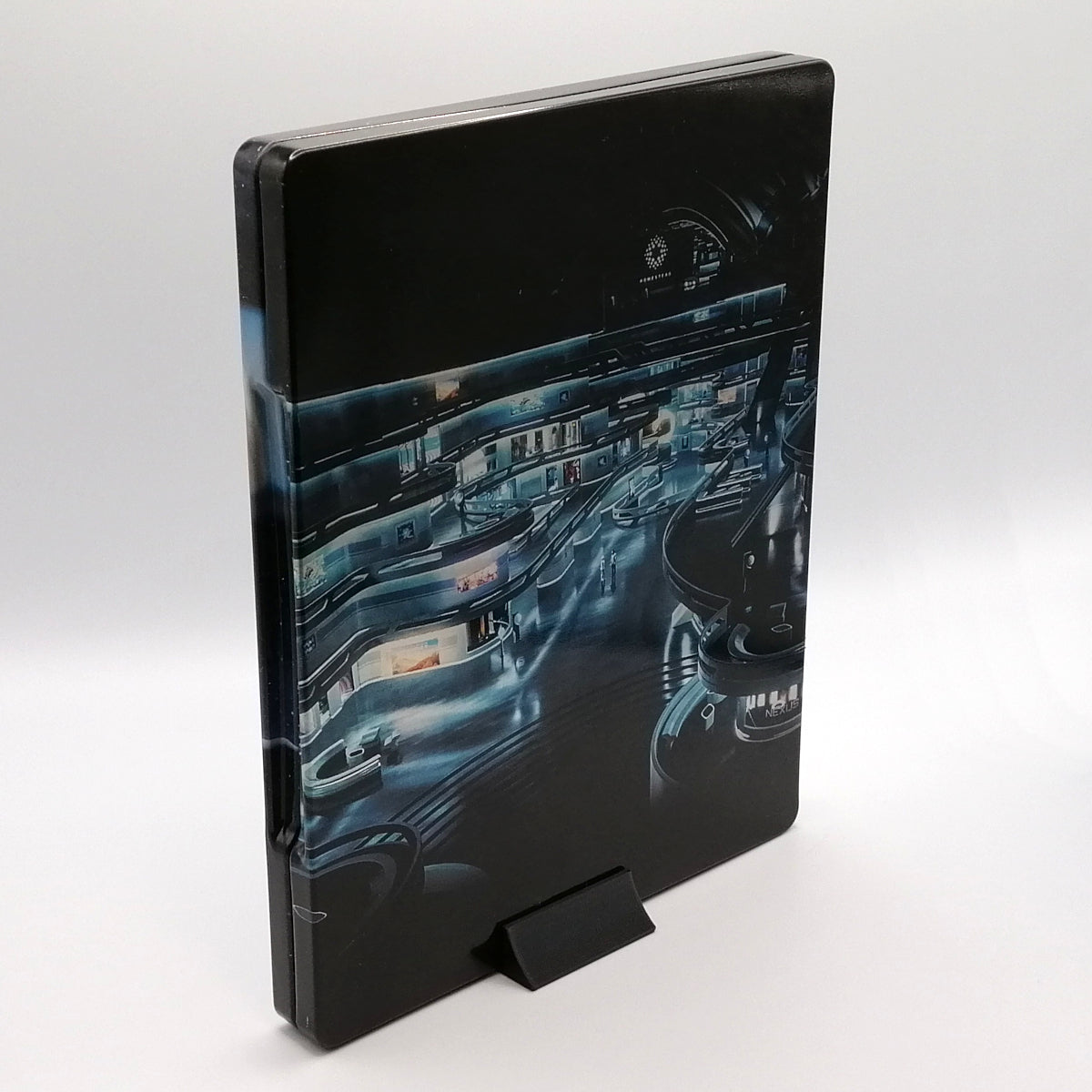 2x DVD BlueRay Steelbook Aufsteller Ständer Stand Halter Display Schwarz