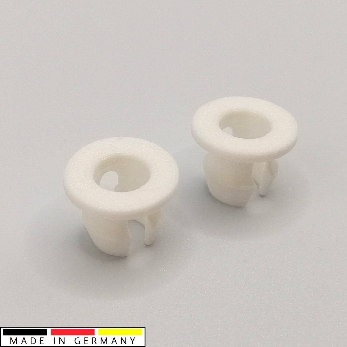 2x Gelenkbuchse passend für Bremshey Dinett Gerlinol Servierwagen Weiss Ersatz