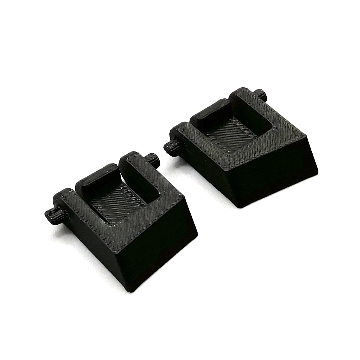 1 Paar Ersatz Tastaturfüße passend für Corsair K63 K65 K70 K95 schwarz Tastatur