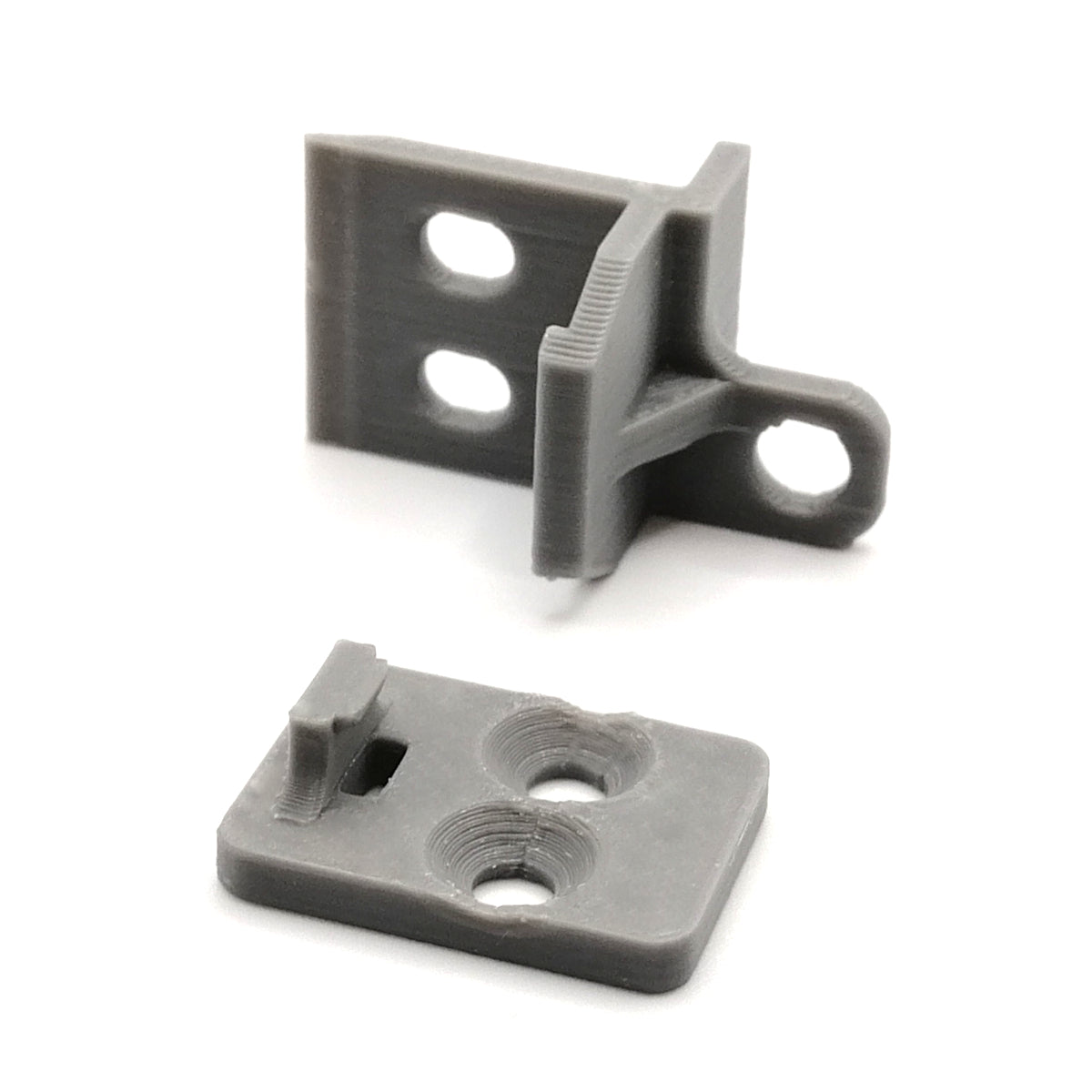 Set Ersatz Zugstangenbefestigung + Mitnehmer passend für IKEA Kvartal Laufleiste