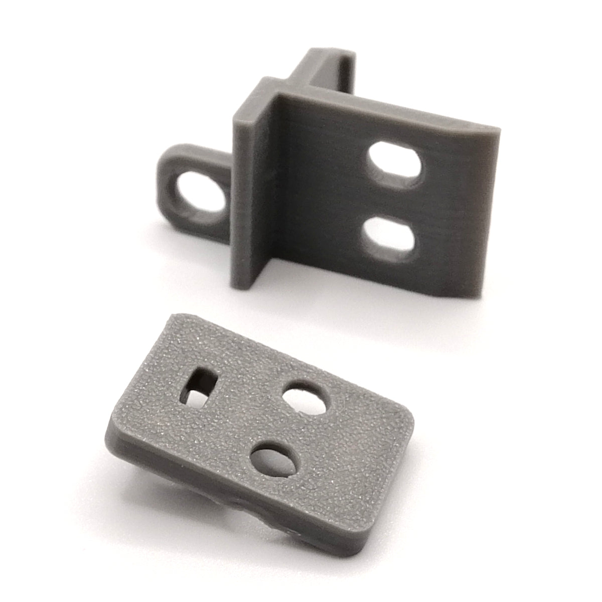 Set Ersatz Zugstangenbefestigung + Mitnehmer passend für IKEA Kvartal Laufleiste