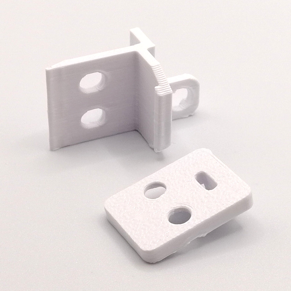 Set Ersatz Zugstangenbefestigung + Mitnehmer passend für IKEA Kvartal Laufleiste