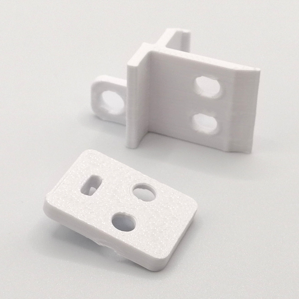 Set Ersatz Zugstangenbefestigung + Mitnehmer passend für IKEA Kvartal Laufleiste