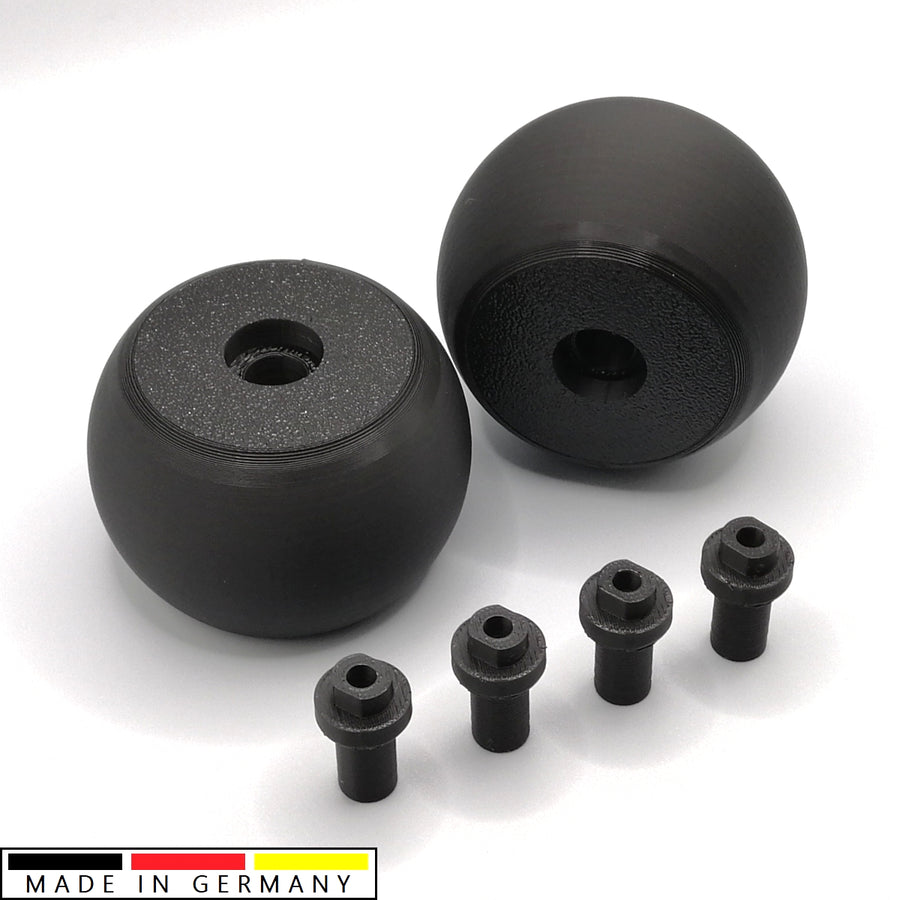 2x Ersatz Vorderrad passend für Bosch Indego 300 350 400 500 700 Lenkrolle