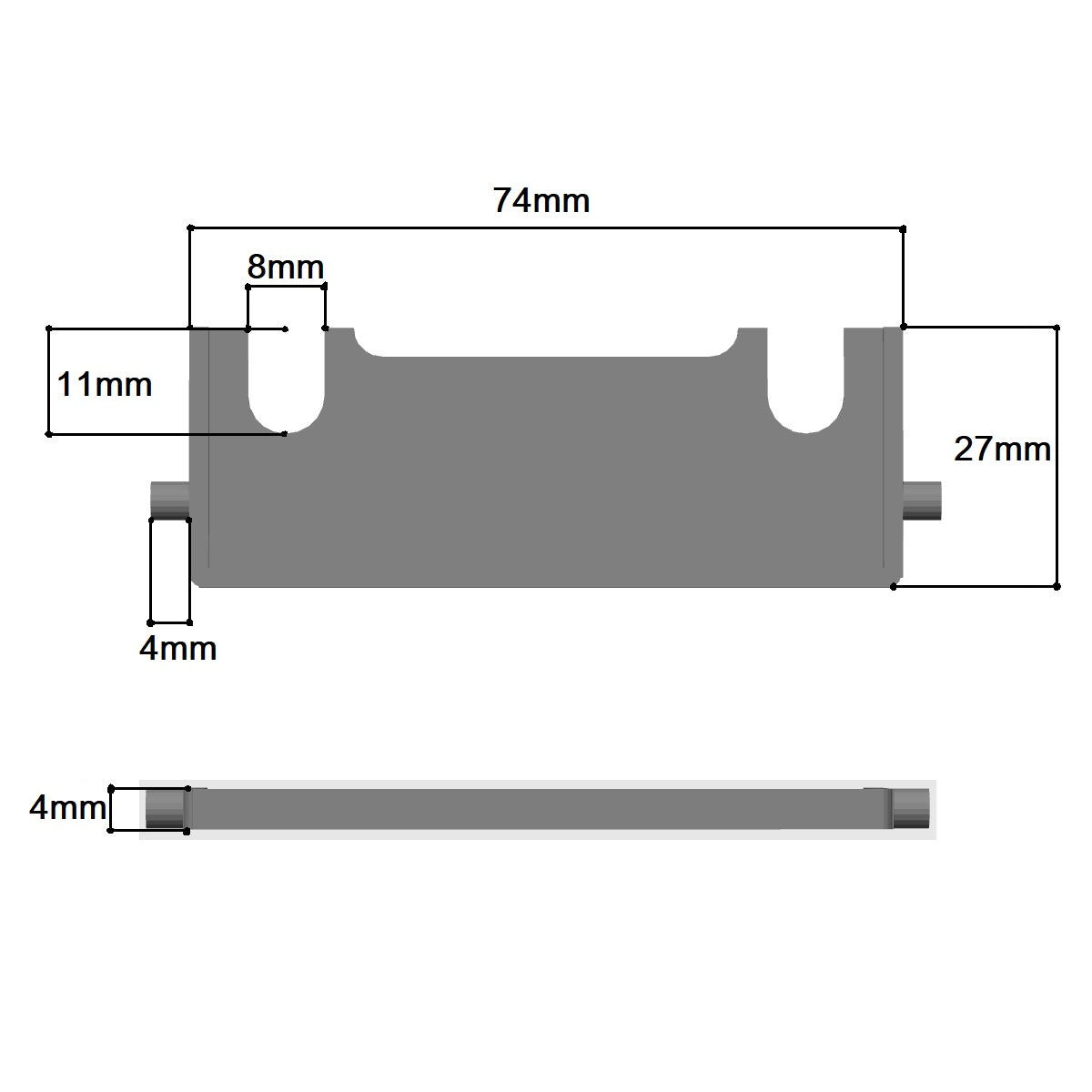 Verdrehsicherung passend für Geberit 240.514.00.1 kompatibeles Ersatzteil