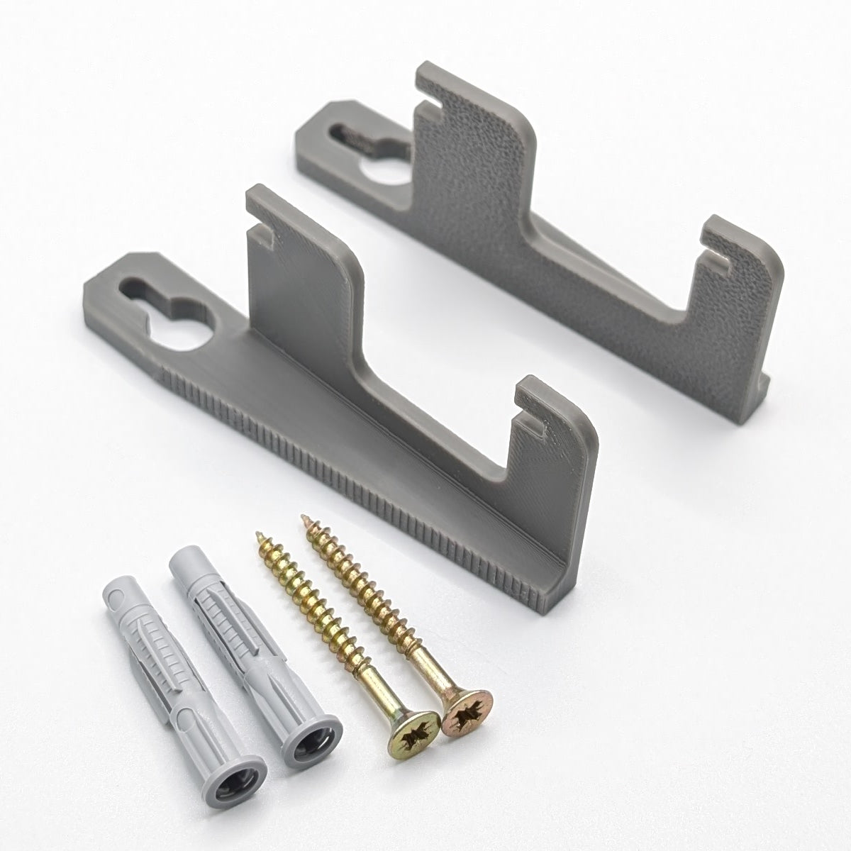 Printbtw Wandhalterung passend für Fritzbox 7590 7530 7510 2x Wandhaken