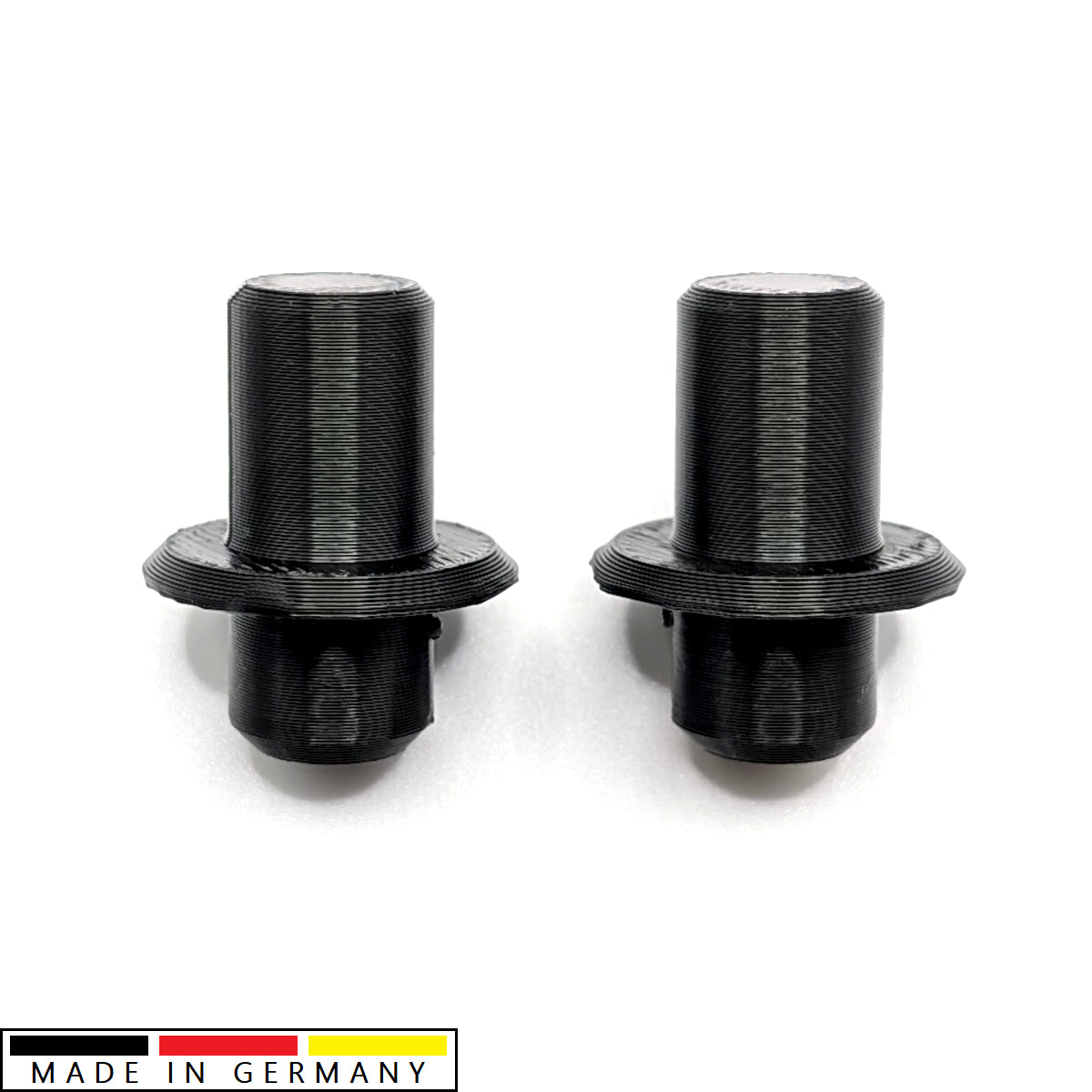 Printbtw Hutablage Bolzen passend für Opel Corsa C 2er Set schwarz