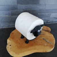 Karl Toilettenpapierhalter Schaf | Toilettenpapier | Gästetoilette WC Badezimmer