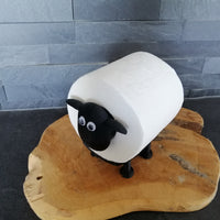 Karl Toilettenpapierhalter Schaf | Toilettenpapier | Gästetoilette WC Badezimmer