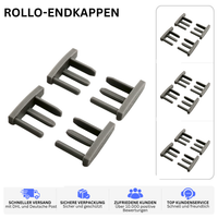 ROLLO-ENDKAPPEN – PASSEND FÜR HYMER 564 – Grau / 2 Paar – Ansicht 2