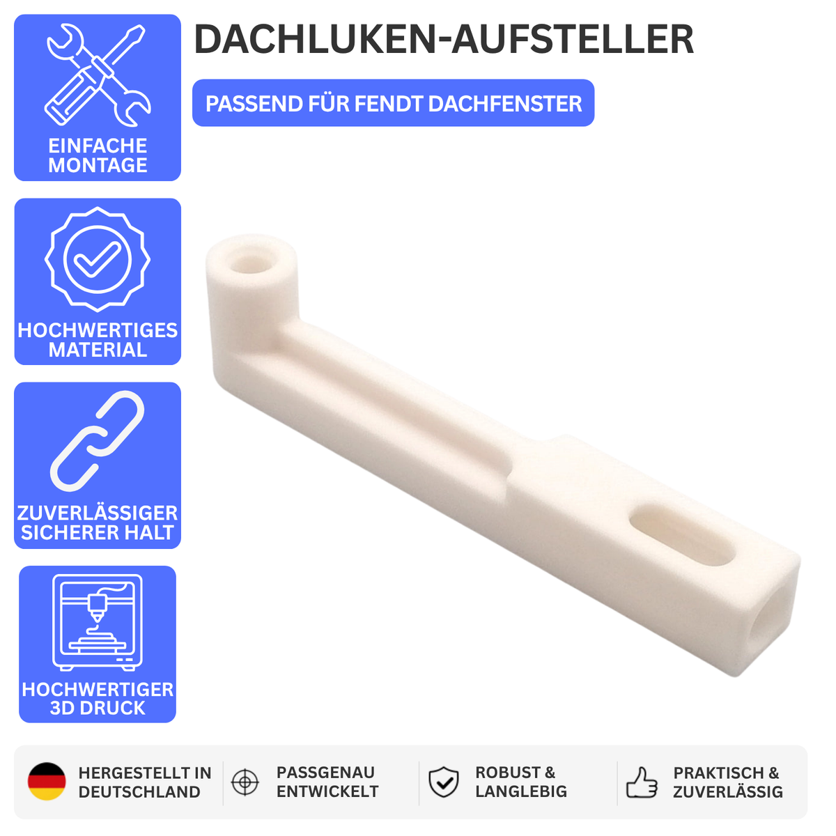 DACHLUKEN-AUFSTELLER – PASSEND FÜR FENDT DACHFENSTER – 1 – Ansicht 1