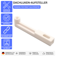 DACHLUKEN-AUFSTELLER – PASSEND FÜR FENDT DACHFENSTER – 1 – Ansicht 1