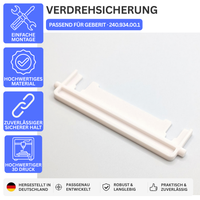 Printbtw Verdrehsicherung passend für Geberit 240.934.00.1 kompatibeles Ersatzteil – Produktbild 1 – 53876723351876 – Revision 2026-10-09