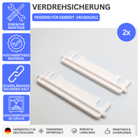 Printbtw Verdrehsicherung passend für Geberit 240.934.00.1 kompatibeles Ersatzteil – Produktbild 1 – 53876723384644 – Revision 2026-10-09