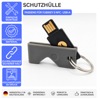 Printbtw Case Schutzhülle passend für Yubikey 5 NFC (USB-A) Sicherheits-Key – Produktbild 1 – 54747654455620 – Revision 2026-10-09