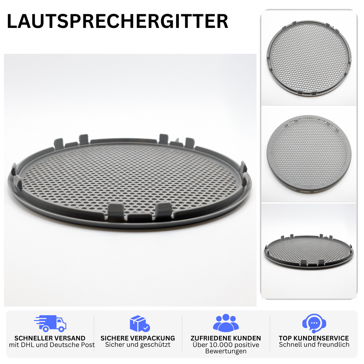 Printbtw 2x Lautsprecher Gitter Abdeckung passend für VW T4 – Produktbild 2 – 55247373599044 – Revision 2026-10-09