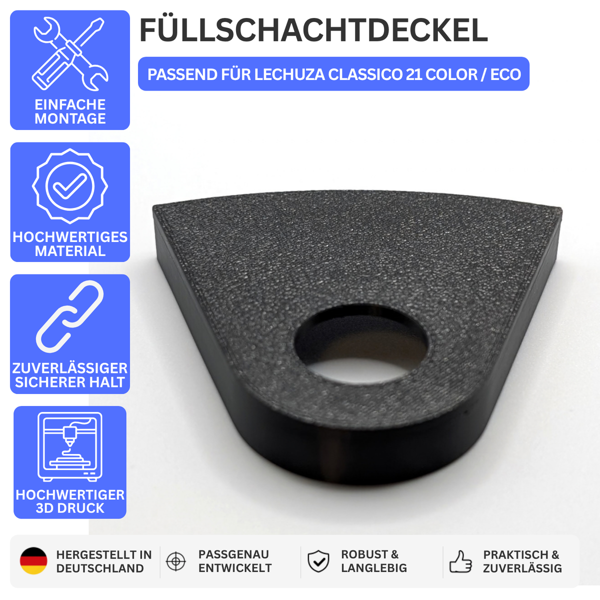 Printbtw Füllschachtdeckel passend für Lechuza Classico 21 Color & Color Eco – Produktbild 1 – 55503470362948 – Revision 2026-10-09