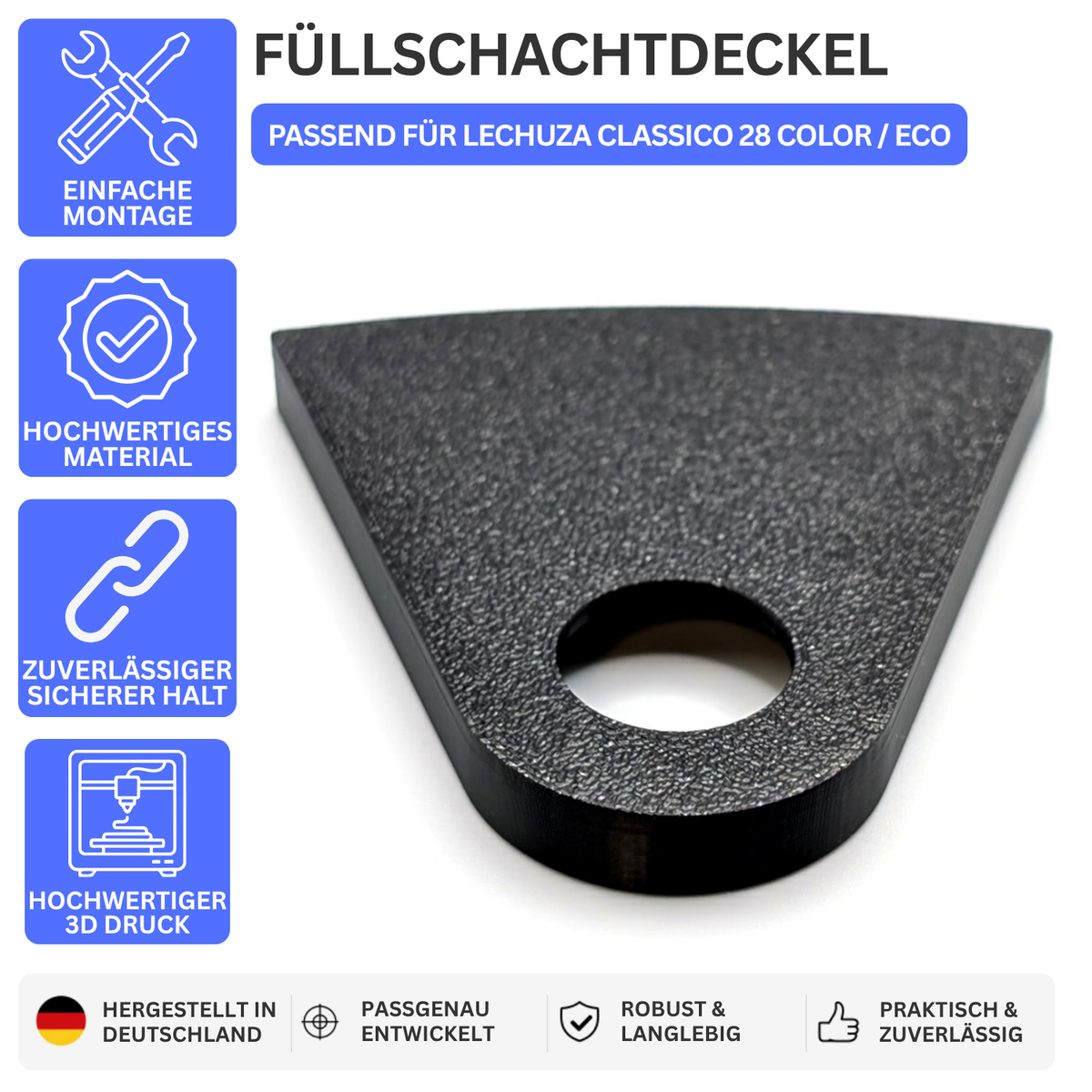 Printbtw Füllschachtdeckel passend für Lechuza Classico 28 Color & Color Eco – Produktbild 1 – 55503470461252 – Revision 2026-10-09