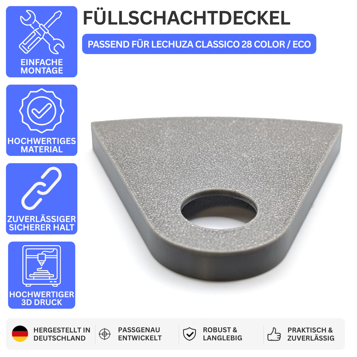 Printbtw Füllschachtdeckel passend für Lechuza Classico 28 Color & Color Eco – Produktbild 1 – 55503470494020 – Revision 2026-10-09