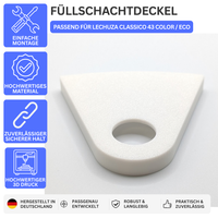 Printbtw Füllschachtdeckel passend für Lechuza Classico 43 Color & Color Eco – Produktbild 1 – 55503471051076 – Revision 2026-10-09