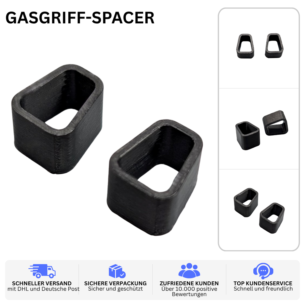Printbtw Gasgriff Spacer Anti-Spiel Kappen passend für Husqvarna, KTM – Produktbild 2 – 55913018491204 – Revision 2026-10-09