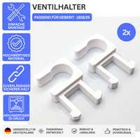 Printbtw 2x Ventil Haken Halter passend für Geberit Spülkasten 1818/25 – Produktbild 1 – 55913067872580 – Revision 2026-10-09