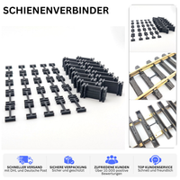 100x Ersatz Schienenverbinder passend für LGB / Spur G Gleisklammern – Produktbild 2 – 56259012002116 – Revision 2026-10-09
