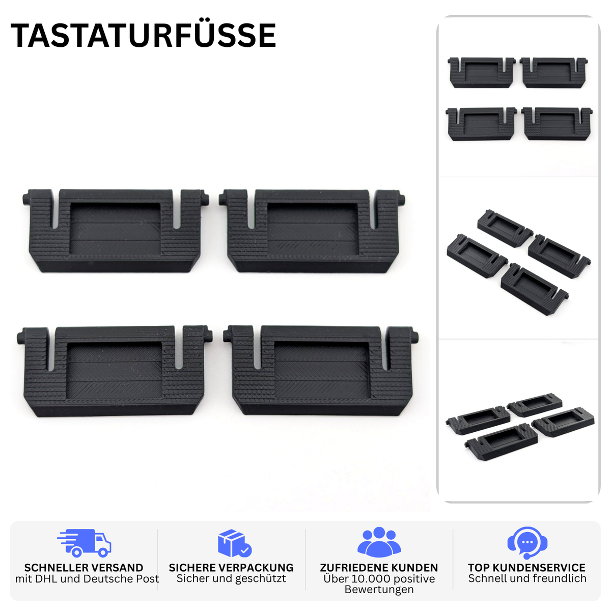 Tastaturfüße passend für Logitech G910 – Stabiler Ersatz mit präziser Passform | Printbtw – Produktbild 2 – Revision 20260911 – 56411217887556
