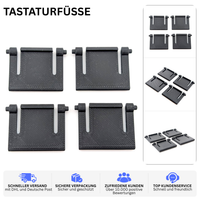 Tastaturfüße passend für Logitech Deluxe 250 – Robust, 2 Set | Printbtw – Produktbild 2 – Revision 20260911 – 56411275657540