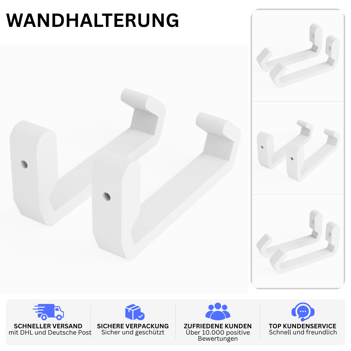 Wandhalterung passend für Fritz Repeater 6000 & 3000 – platzsparende, stabile Montage | PrintBTW – Produktbild 2 – Revision 20260911 – 56436678492484