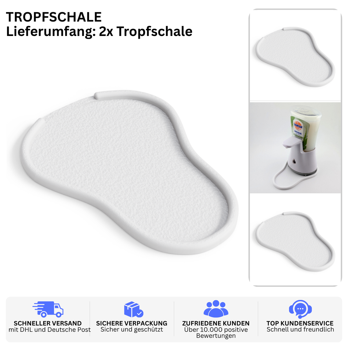 Printbtw 2x Tropfschale passend für Sagrotan Seifenspender – Produktbild 2 – 57357855654212 – Revision 2026-10-09