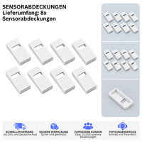 Printbtw 8x Cliff Sensor Abdeckung passend für Xiaomi Mi Roborock Weiß – Produktbild 2 – 57357879673156 – Revision 2026-10-09