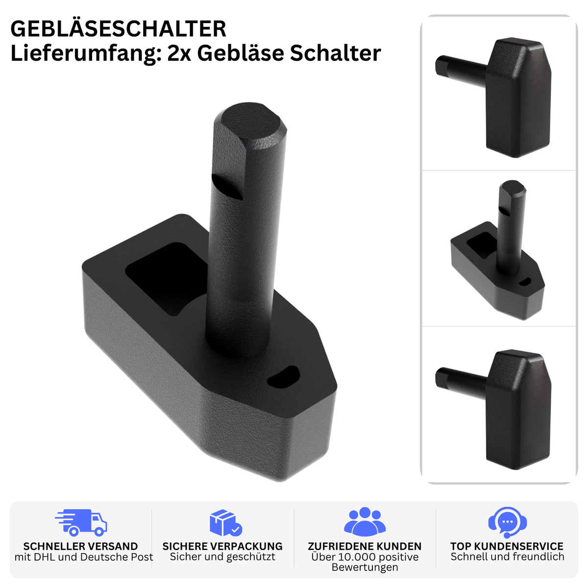 Printbtw 2x Gebläse Schalter passend für VW T3 Bus – Produktbild 2 – 57357920633156 – Revision 2026-10-09