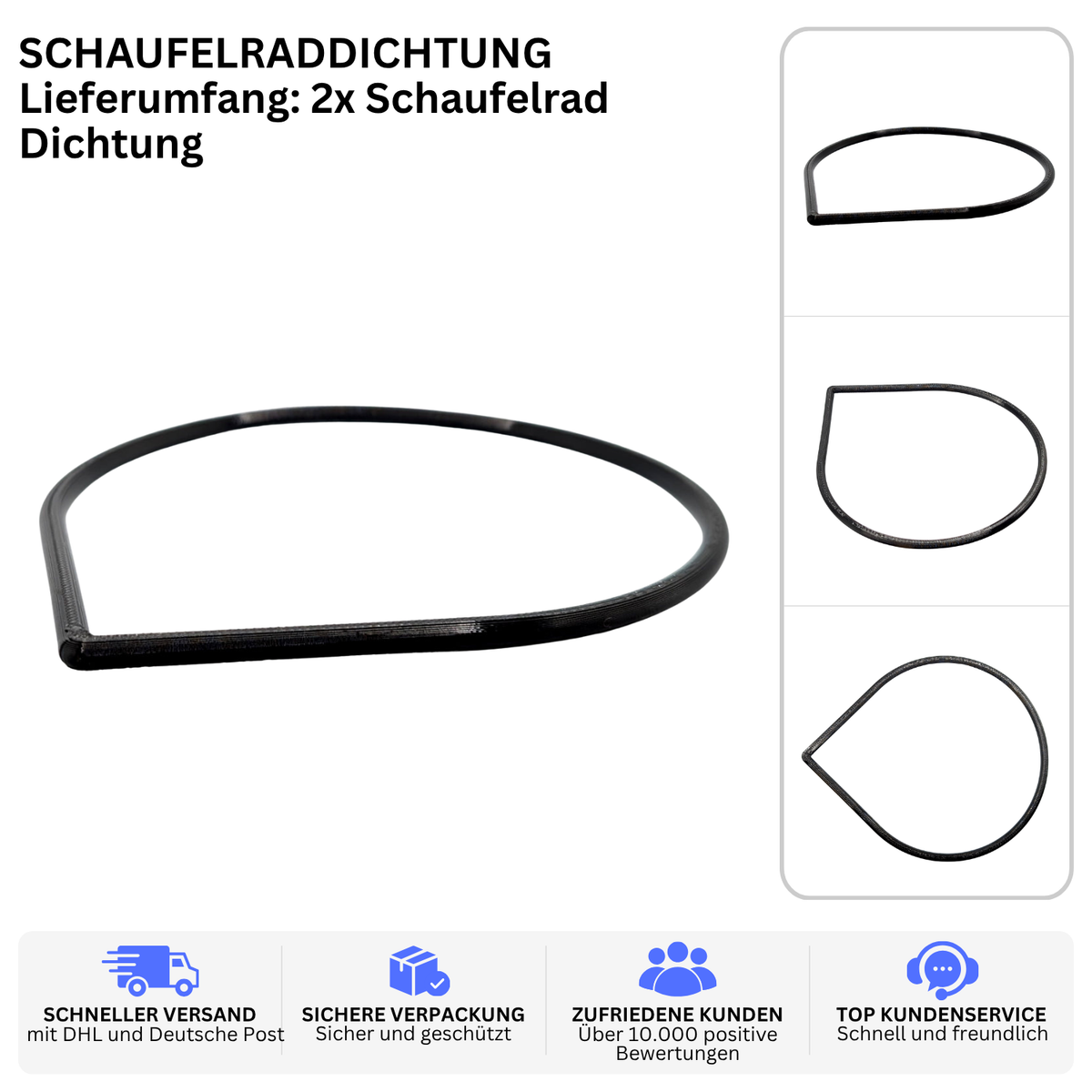 Printbtw 2x Schaufelrad Dichtung passend für Bestway Sandfilter P05073 – Produktbild 2 – 57357936099652 – Revision 2026-10-09