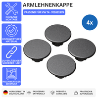 Printbtw 4x Abdeckkappe passend für VW T4 Armlehnen 701881979 – Produktbild 1 – 57357957628228 – Revision 2026-10-09