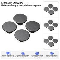 Printbtw 4x Abdeckkappe passend für VW T4 Armlehnen 701881979 – Produktbild 2 – 57357957628228 – Revision 2026-10-09