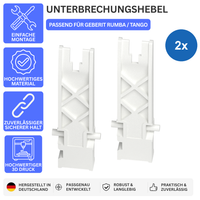 Printbtw 2x Unterbrechungshebel passend für Geberit Rumba Tango 240933001 verstärkt – Produktbild 1 – 57357960872260 – Revision 2026-10-09