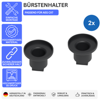 Printbtw 2x Ersatz Bürstenhalter passend für AEG CX7 Akku-Staubsauger – Produktbild 1 – 57357963886916 – Revision 2026-10-09
