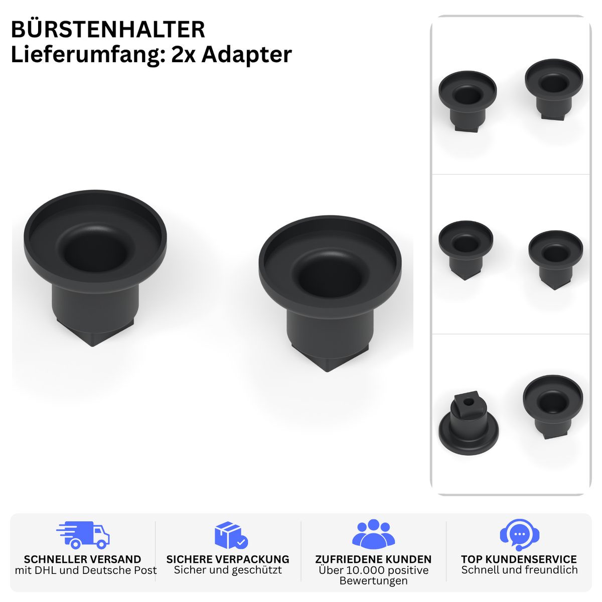 Printbtw 2x Ersatz Bürstenhalter passend für AEG CX7 Akku-Staubsauger – Produktbild 2 – 57357963886916 – Revision 2026-10-09