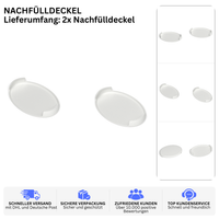 Printbtw 2x Abdeckung Deckel passend für Sagrotan No Touch Seifenspender Nachfülldeckel – Produktbild 2 – 57357970997572 – Revision 2026-10-09