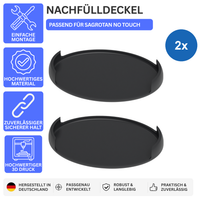 Printbtw 2x Abdeckung Deckel passend für Sagrotan No Touch Seifenspender Nachfülldeckel – Produktbild 1 – 57357971030340 – Revision 2026-10-09