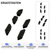 ERSATZTASTEN – PASSEND FÜR GARMIN EDGE 520 – 5 Schwarz Knöpfe – Ansicht 2