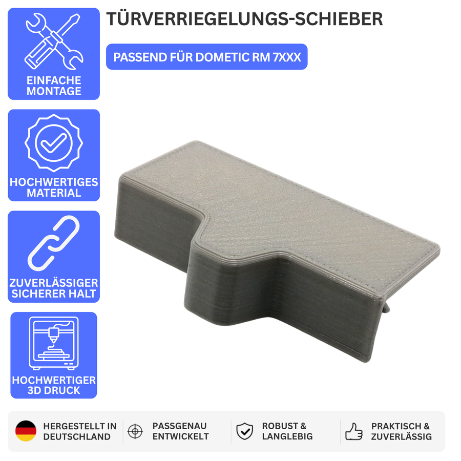 TÜRVERRIEGELUNGS-SCHIEBER – PASSEND FÜR DOMETIC RM 7XXX – Ansicht 1