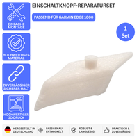 EINSCHALTKNOPF-REPARATURSET – PASSEND FÜR GARMIN EDGE 1000 – 1x Weiss – Ansicht 1