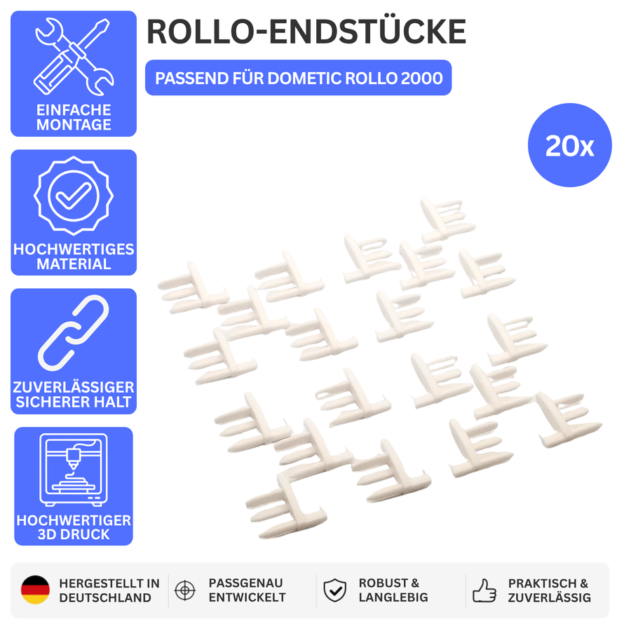 ROLLO-ENDSTÜCKE – PASSEND FÜR DOMETIC ROLLO 2000 – Ansicht 1