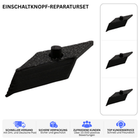 EINSCHALTKNOPF-REPARATURSET – PASSEND FÜR GARMIN EDGE 1000 – 1x Schwarz – Ansicht 2
