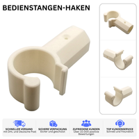 BEDIENSTANGEN-HAKEN – PASSEND FÜR VELUX DACHFENSTER – Weiss – Ansicht 2