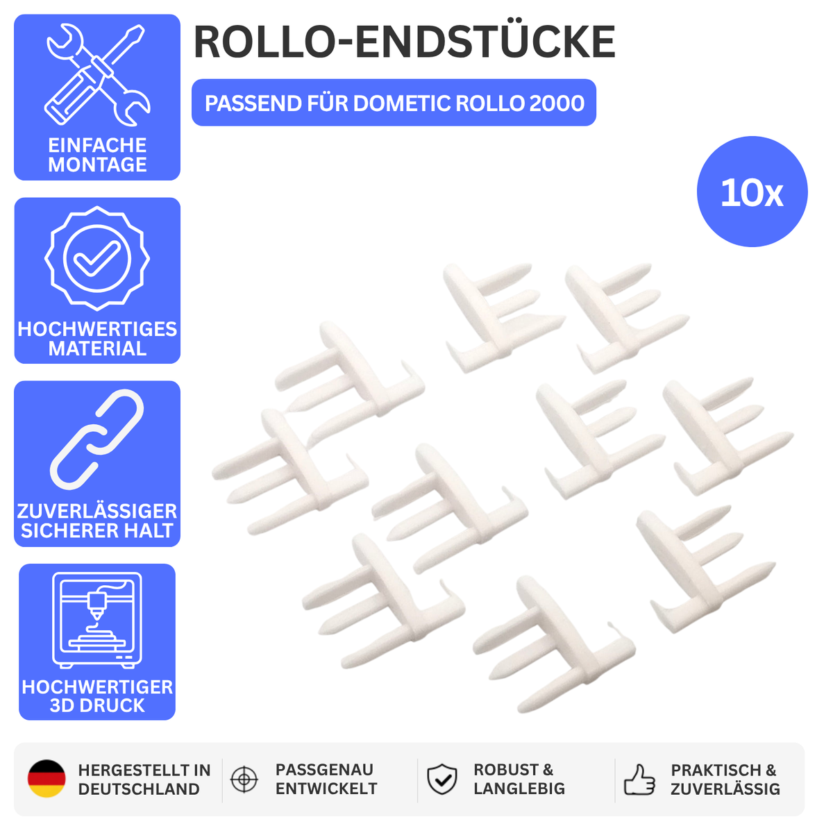 ROLLO-ENDSTÜCKE – PASSEND FÜR DOMETIC ROLLO 2000 – Ansicht 1