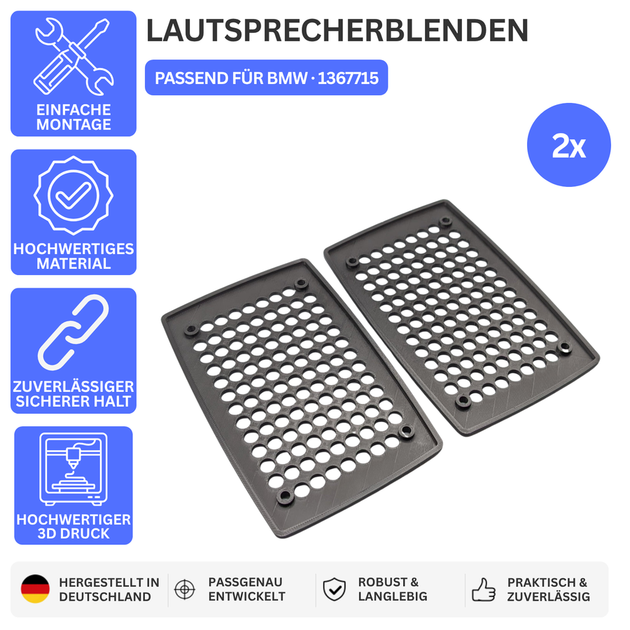 LAUTSPRECHERBLENDEN – PASSEND FÜR BMW · 1367715 – Default Title – Ansicht 1